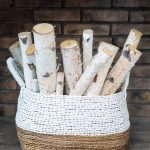 EcoFlame Dekoratív Tűzifa - Nyírfa (15 kg)